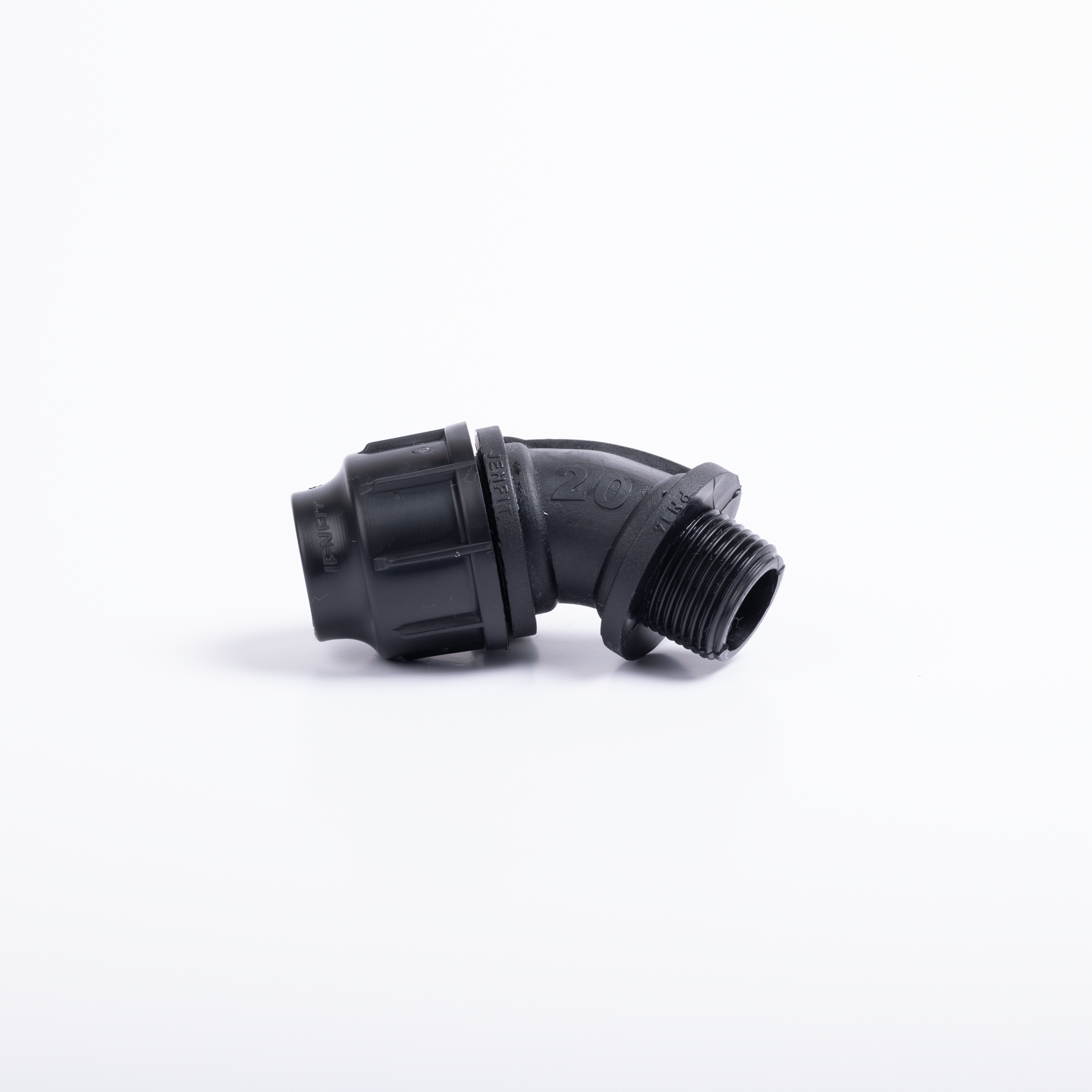 Elbow Male from 16mm X 1/2 to 110mm X 4