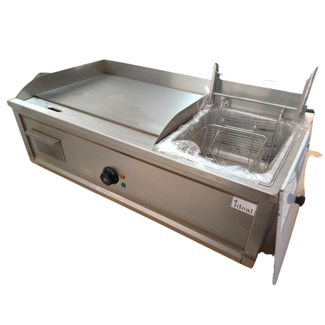 Electric Griddle & Fryer - 2 in 1 Cooking Station - Image 3