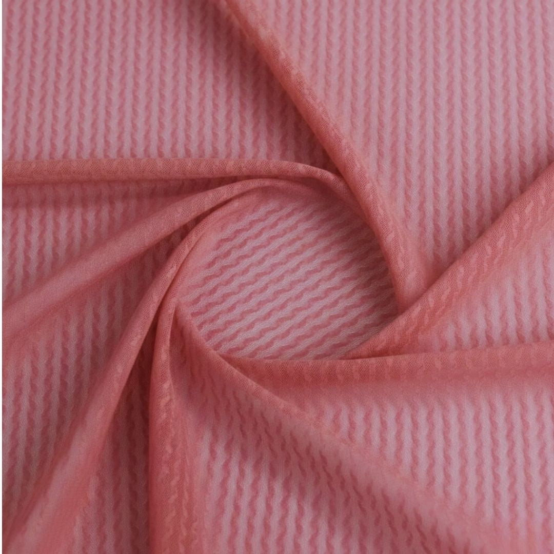 Fabric - Embossed Mesh Ribbon Weave - 150 cm - Image 5