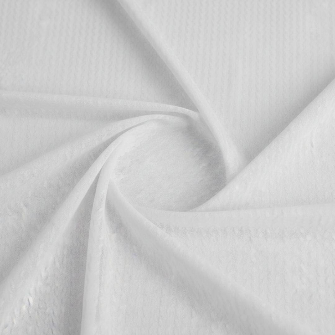 Fabric - Embossed Mesh Ribbon Weave - 150 cm - Image 10