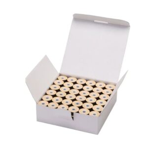 Pre-wound sewing machine bobbins