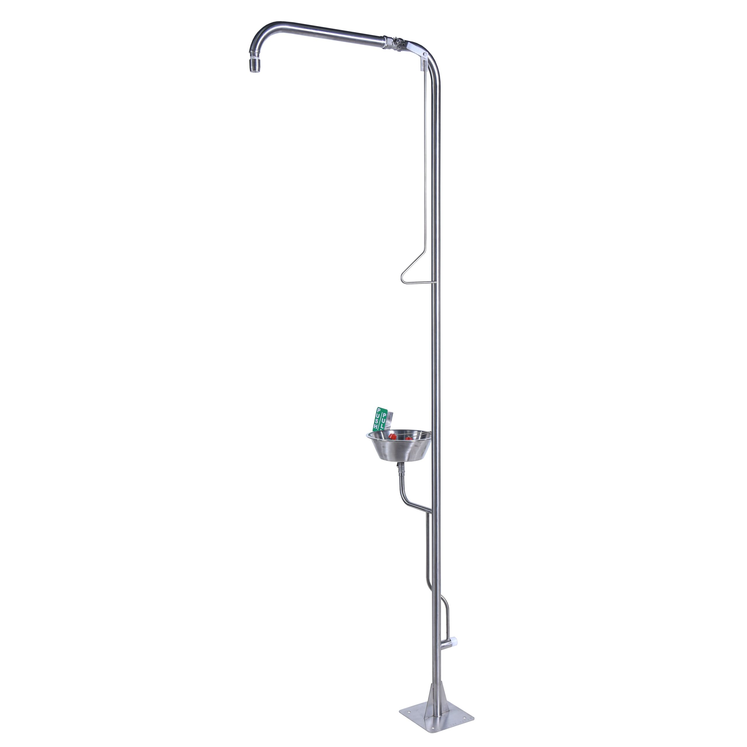 EMERGENCY SHOWER – SINGLE COLUMN HAND OPERATED