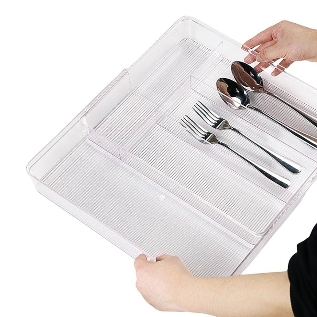 Acrylic Cutlery Tray- 36.5cm - Image 4