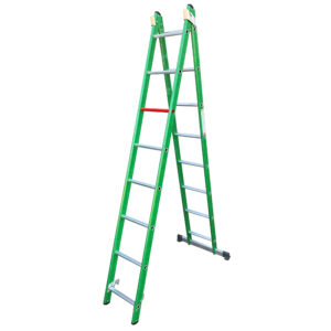 Commercial Fibreglass Step Extension Multipurpose Ladder – from 4.2m to 7.8m M/Duty FG Step EXT Ladder