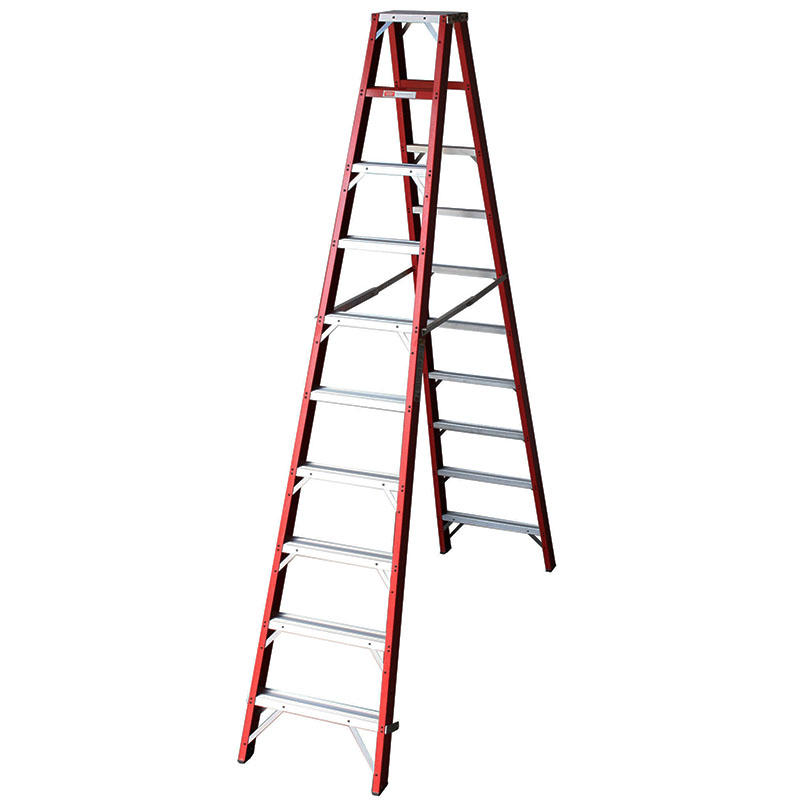 Industrial Duty A-Frame Double Sided Fibreglass Stepladder – from 1.2m to 3.6m - Image 3