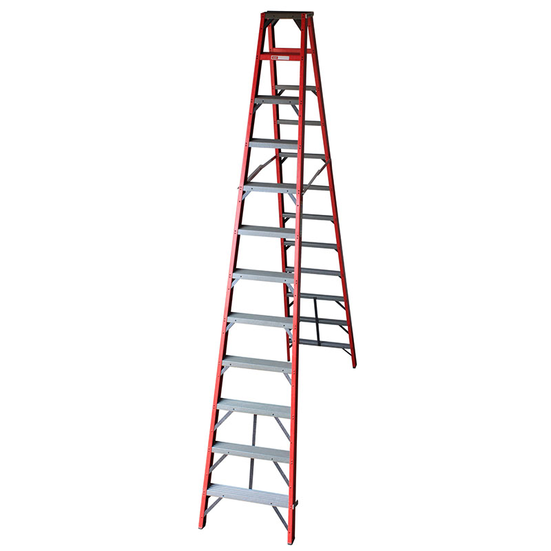 Industrial Duty A-Frame Double Sided Fully Fibreglass Stepladder – from 1.2m to 3.6m - Image 6