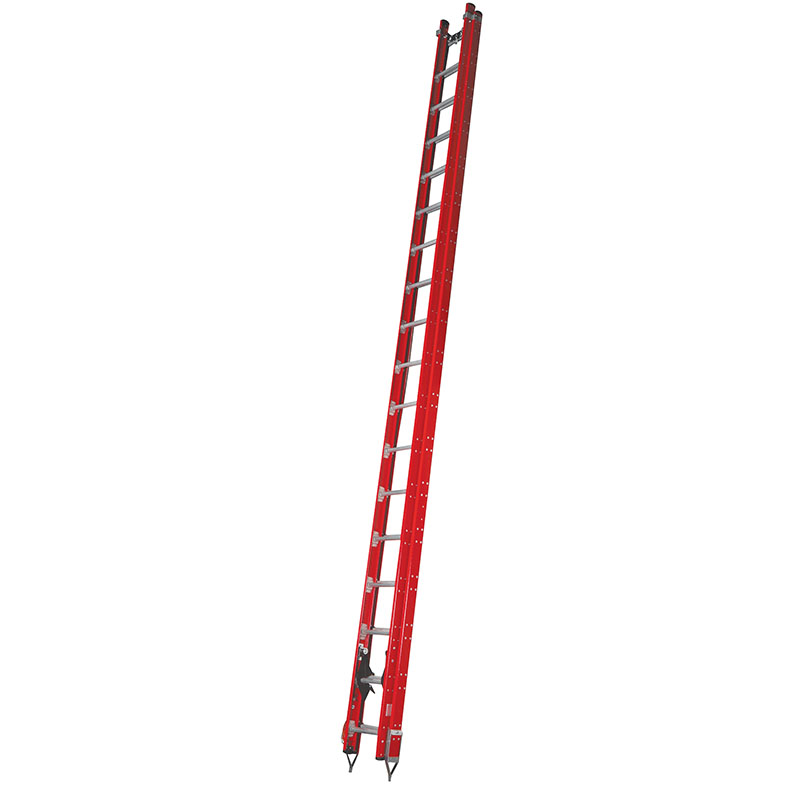 Industrial Duty Fibreglass Extension Ladder from 3.3m – 5.7m to 6.9m – 12.3m H/Duty FG Ext