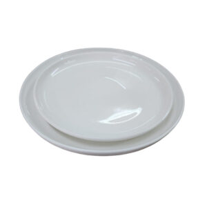 Dinnerware - Round Flat with Curved Lip - 10242