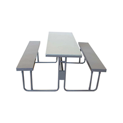 1800(table 570w, benches 280w) Canteen unit – Painted top / Galvanized top – CU002-Grey