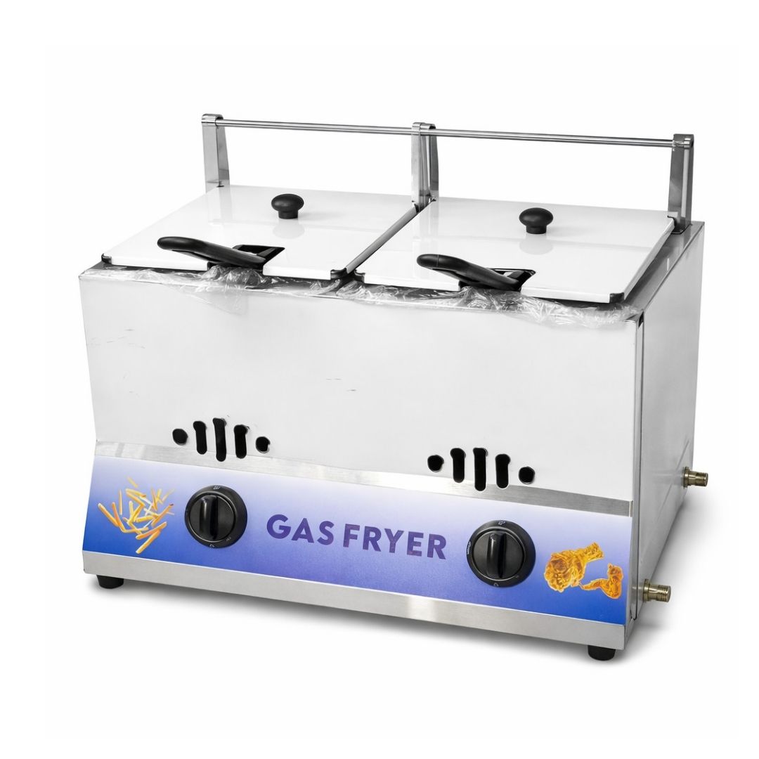 Gas Deep Fryer Double Econo - 12L - Image 2