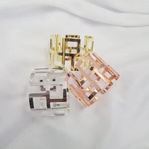 Napkin Rings - Geometric 2