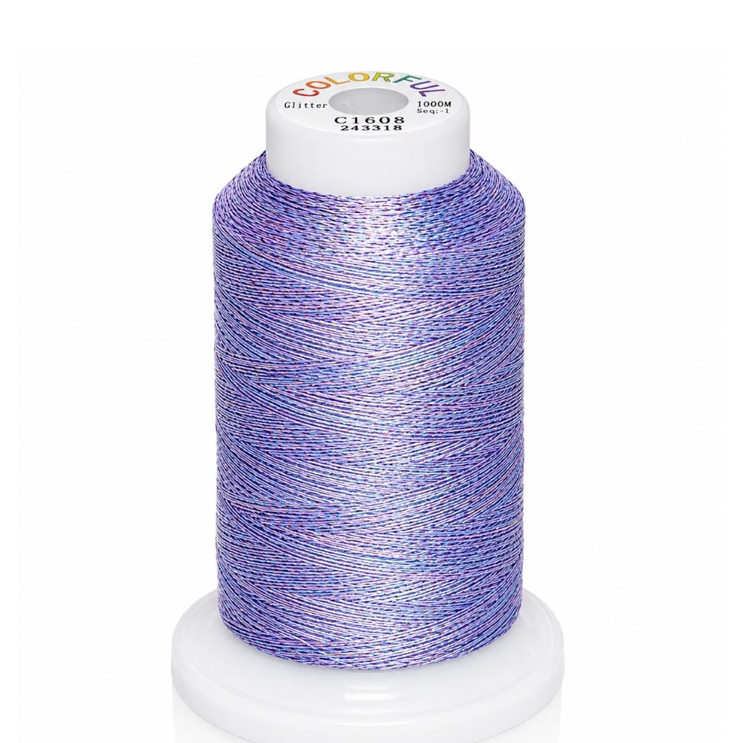 Threads - Colorful Glitter - 1000m - Image 4