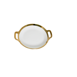 Platter - Gold Rim Round 29cm