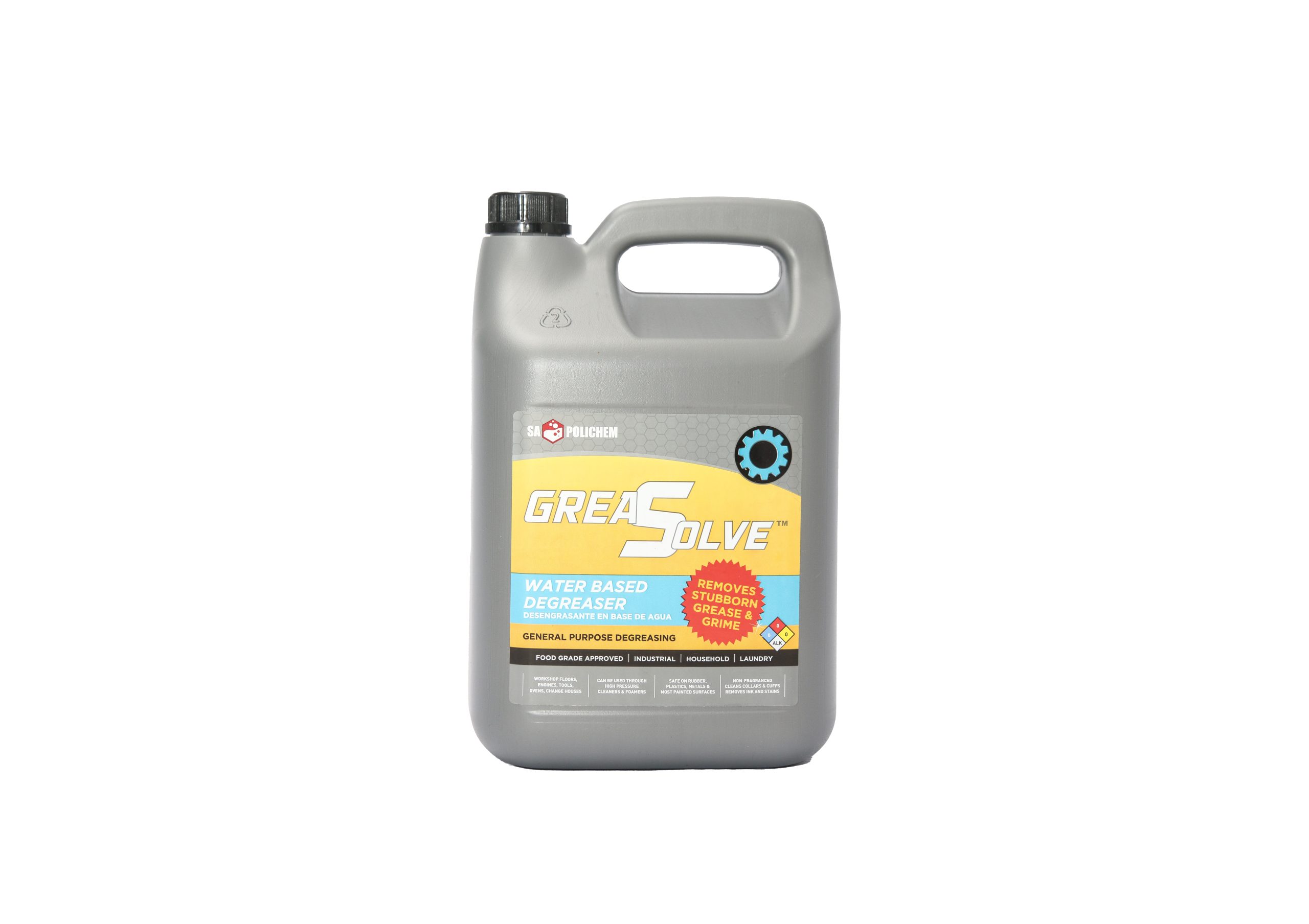Industrial Greasolve – 1LT, 1LT x 4, 1LT x 12, 1LT x 4 x 4, 5LT, 5LT x 4, 25LT, 200LT and 1000LT - Image 2