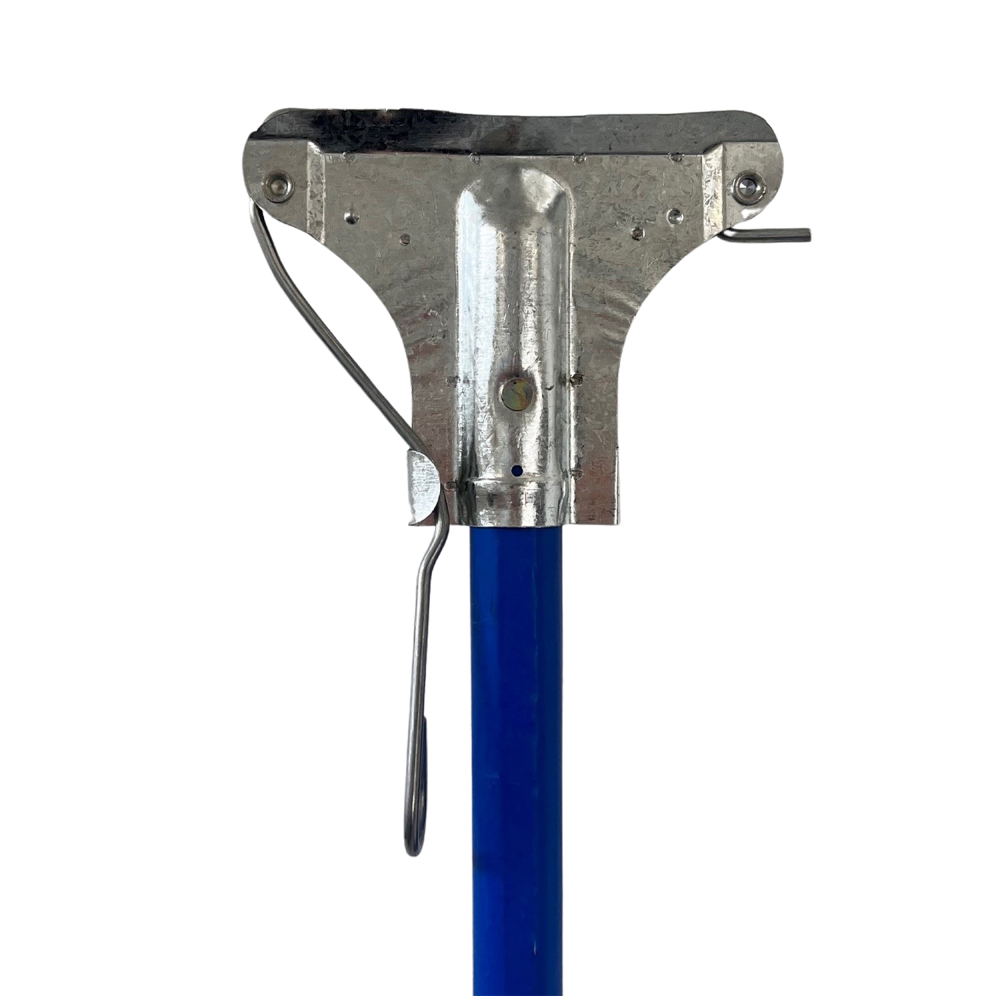 POWDER COATED METAL HANDLES WITH METAL CLIP – 25mm x 1.5m BLUE, RED, GREEN, WHITE AND YELLOW