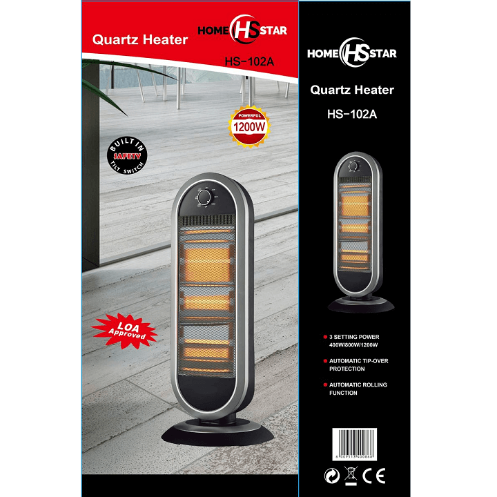 Heater - Electric 3 Bar Rotating HS-102A - Image 2