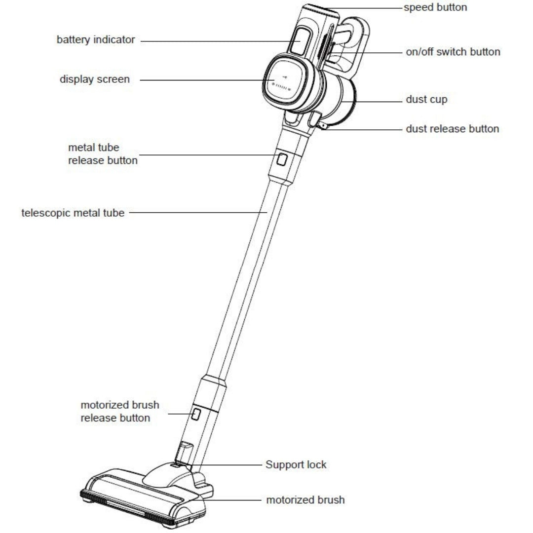 Hoover – Hurricane Cordless Pole Vacuum 0.8L - Image 9