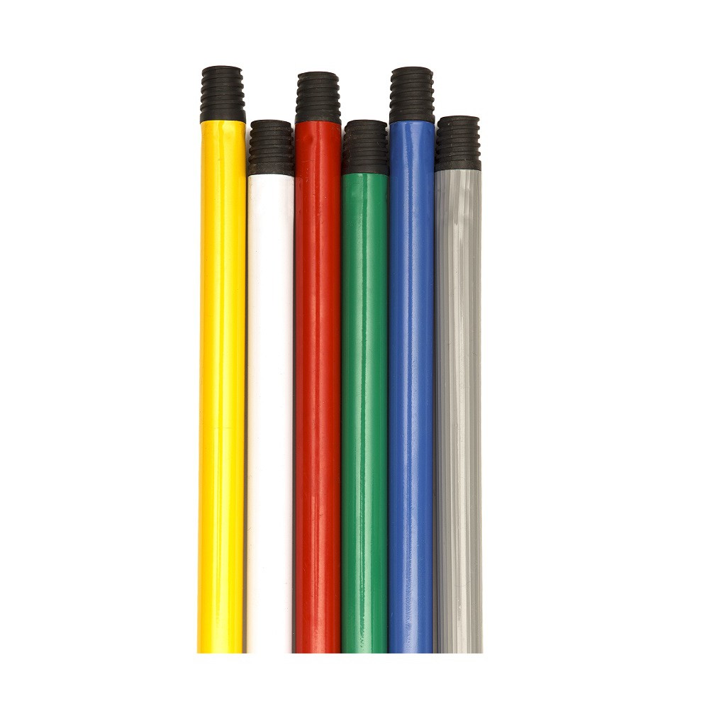 HANDLE ONLY – POWDER COATED METAL THREAD 1.2m x 22mm – GREY, BLUE, GREEN, RED, WHITE AND YELLOW