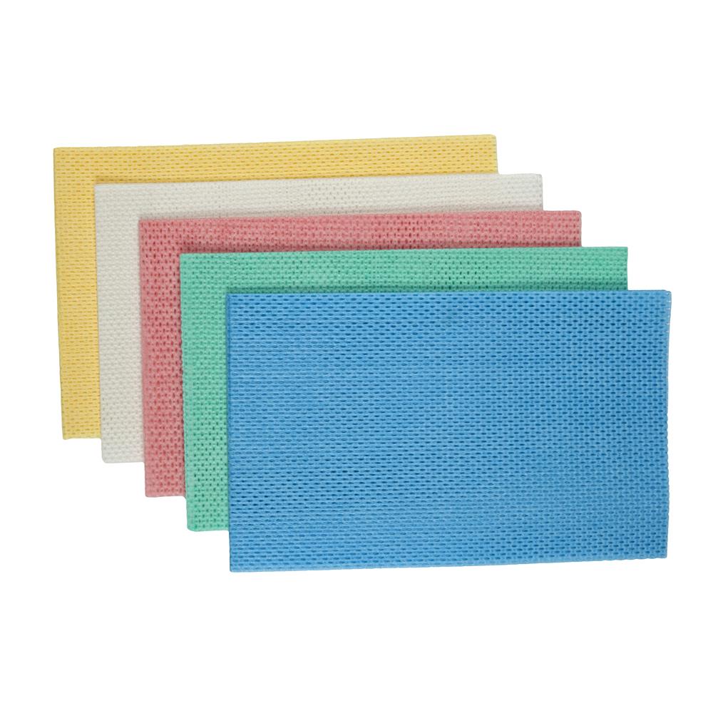 SPUNLACE CLOTH HD – 30cm x 50cm – 50 p/p 65 gsm BLUE, GREEN, RED, WHITE, YELLOW AND ORANGE