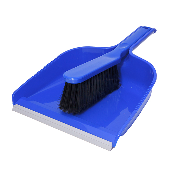 ARROW DUSTPAN & BRUSH SET – PLASTIC WHITE, BLUE, GREEN, RED, YELLOW, BLACK, GREY AND ORANGE
