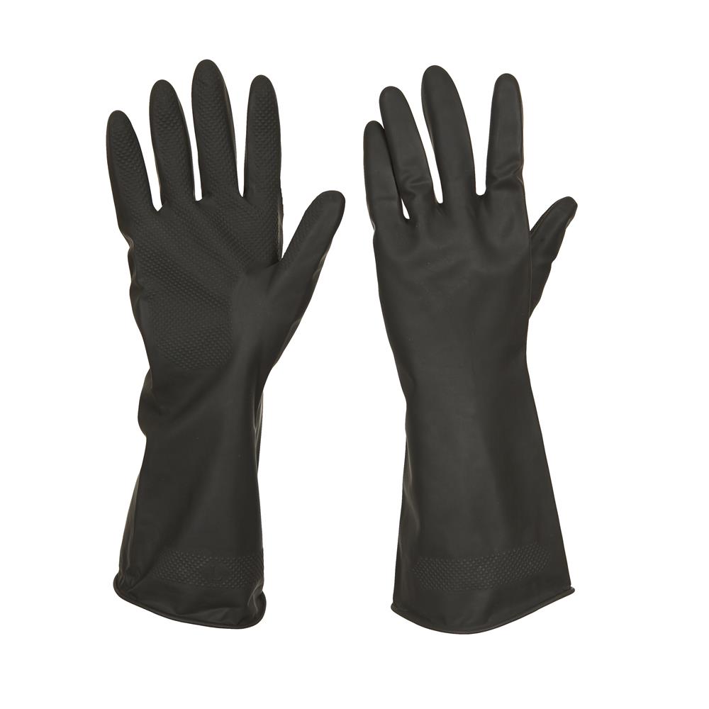 BLACK INDUSTRIAL GLOVES – Small, Medium, Large and X-Large