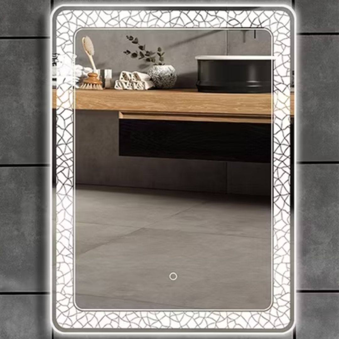 LED Rectangular Mirror - Mosaic - Image 2