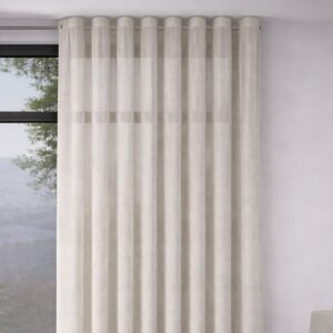 Curtain Fabric - Lace - Bella Beige