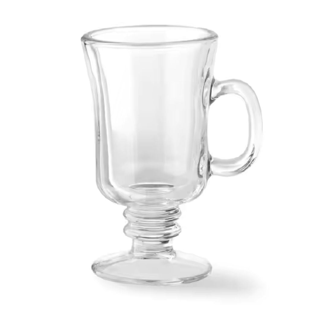 Irish Fluted Latte Mugs - 227ml - Clear 6's - Image 2