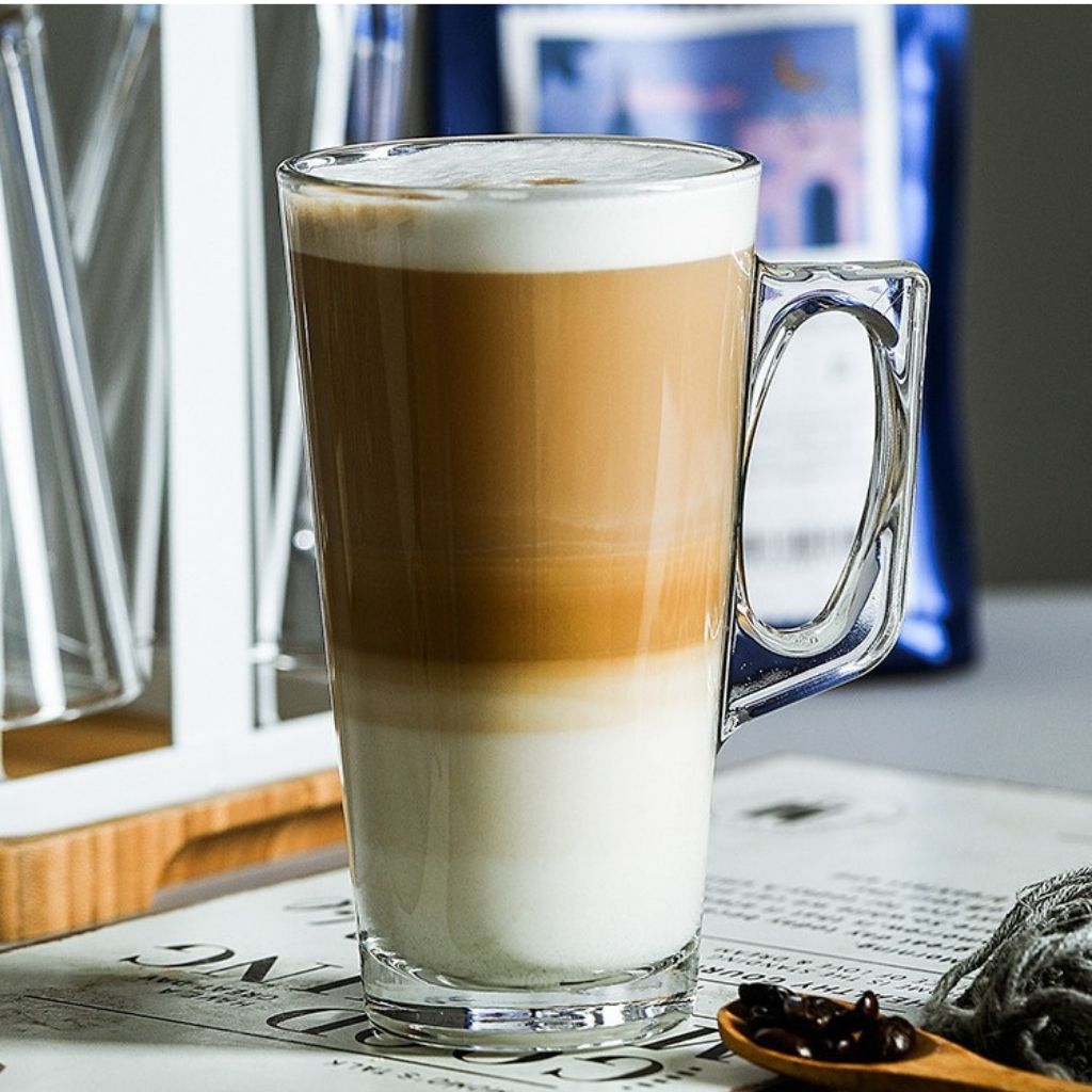Latte Mugs - 240ml - Clear 6's - Image 2