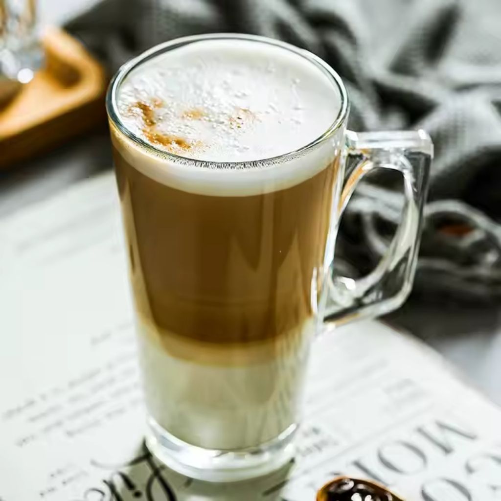Latte Mugs - 240ml - Clear 6's - Image 3