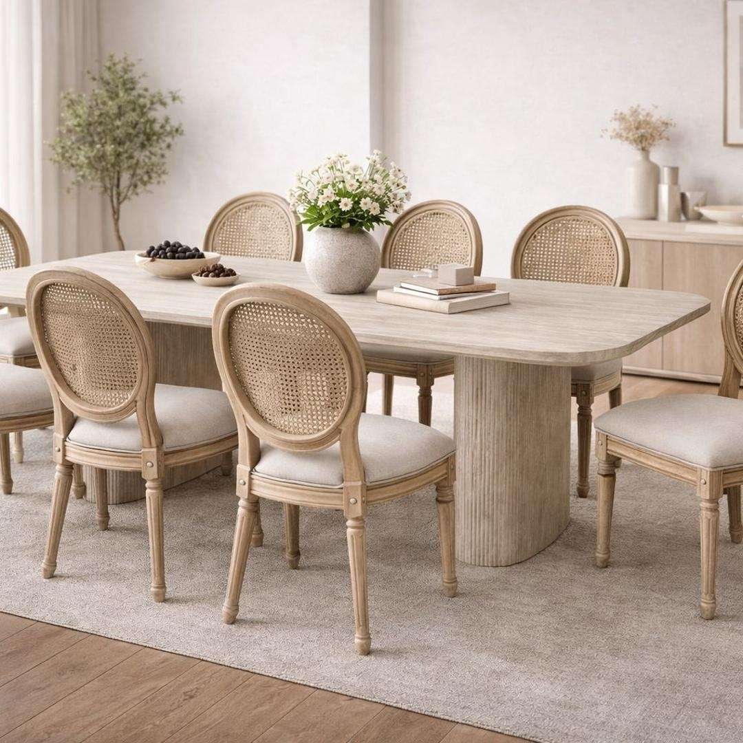 Dining Table - Linda Travertine - Image 4