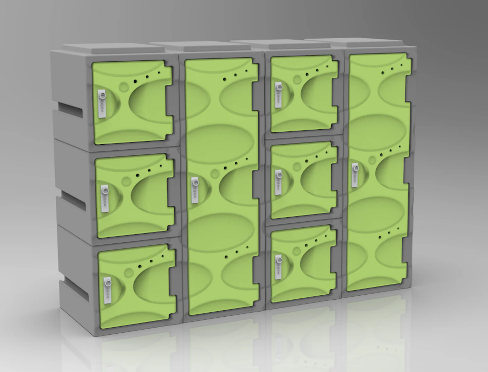 Plastic Food Locker 2.0 – 310mm(W) x 455mm(L) x 320mm(H) - Image 4