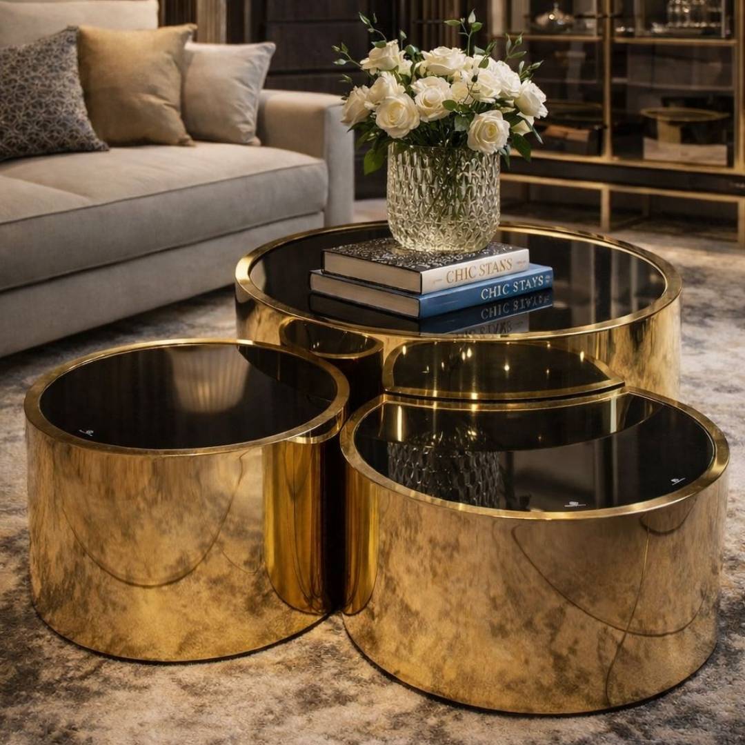 Coffee Table - Lucid Gold - 3Pc - Image 3