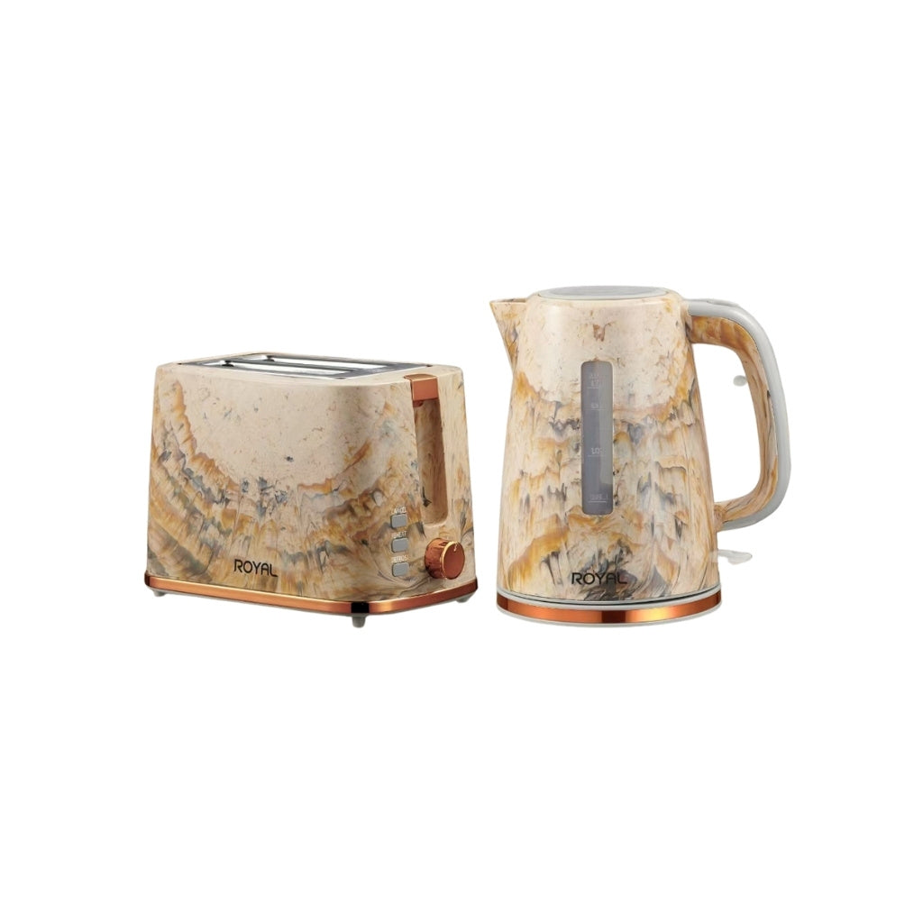 Kettle & Toaster Set - Marble Look - Image 2