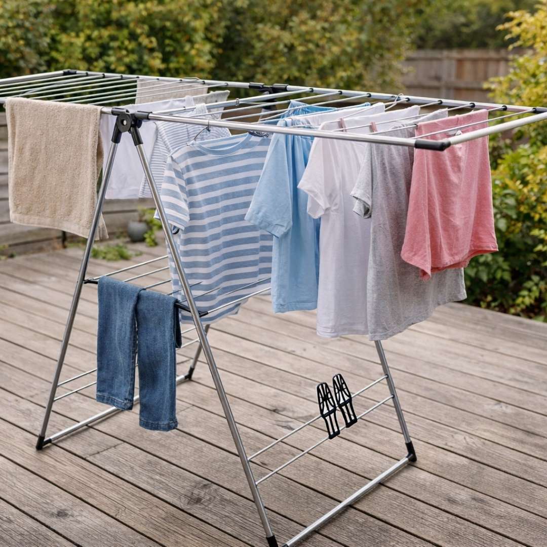 Metal Foldable Drying Rack - 1.4m - Image 4