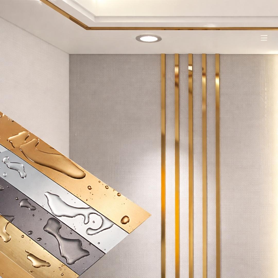 Stainless Steel Wall Trim – 5m Roll - Image 2