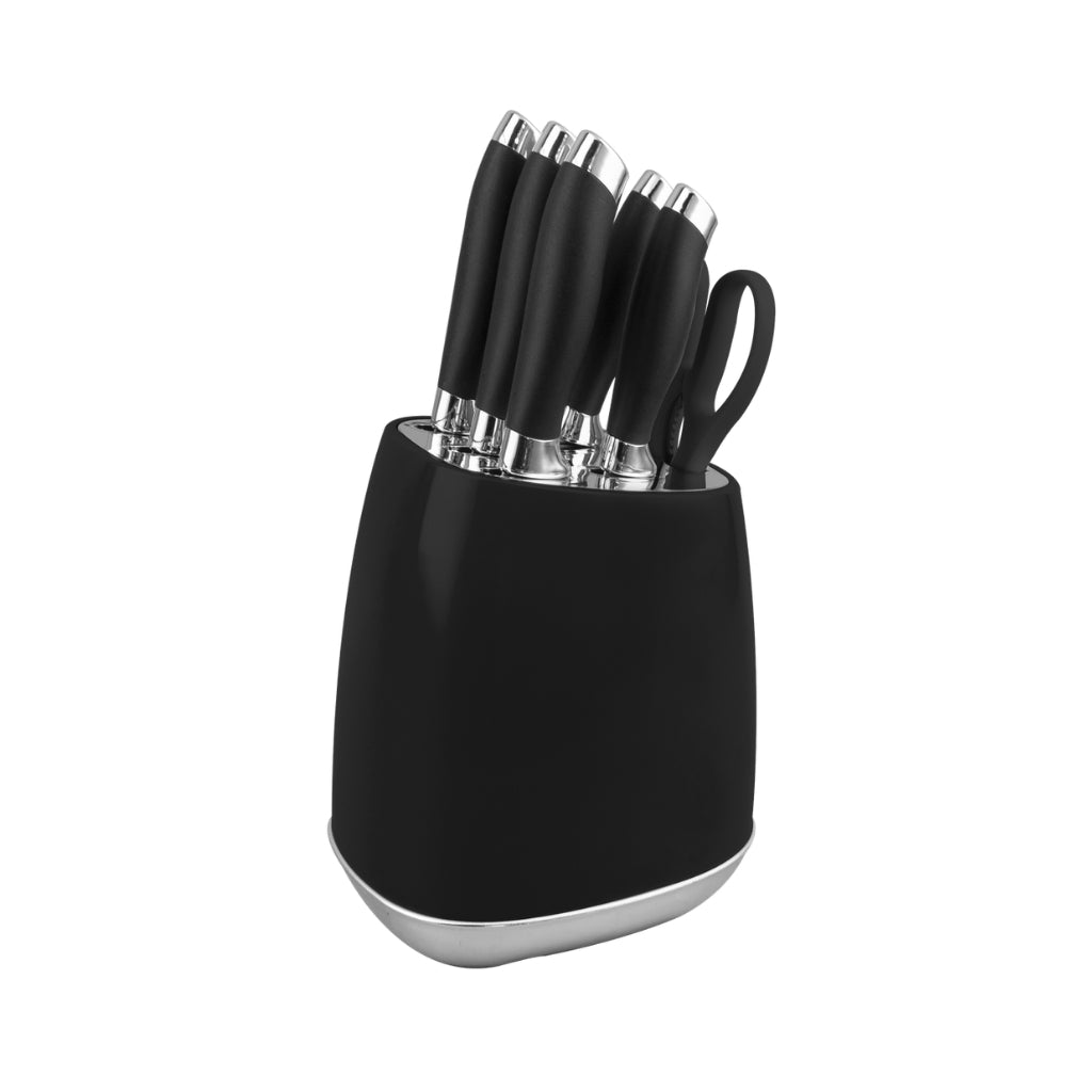 Milano Knife Set 7pc Silver Trim - Image 5
