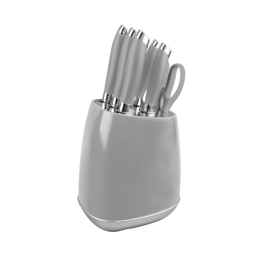 Milano Knife Set 7pc Silver Trim - Image 3