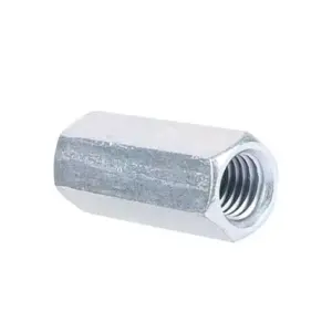Coupling Nuts Zinc M6 x 30 x 10, M8 x 30 x 13, M10 x 30 x 17, M12 x 36 x 19, M16 x 48 x 24 and M20 x 60 x 30 (Packs of 100)