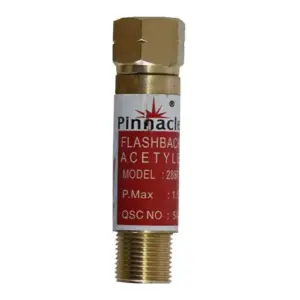 Flash Back Arrester ( Acetylene Regulator ) Brass, 3/8″