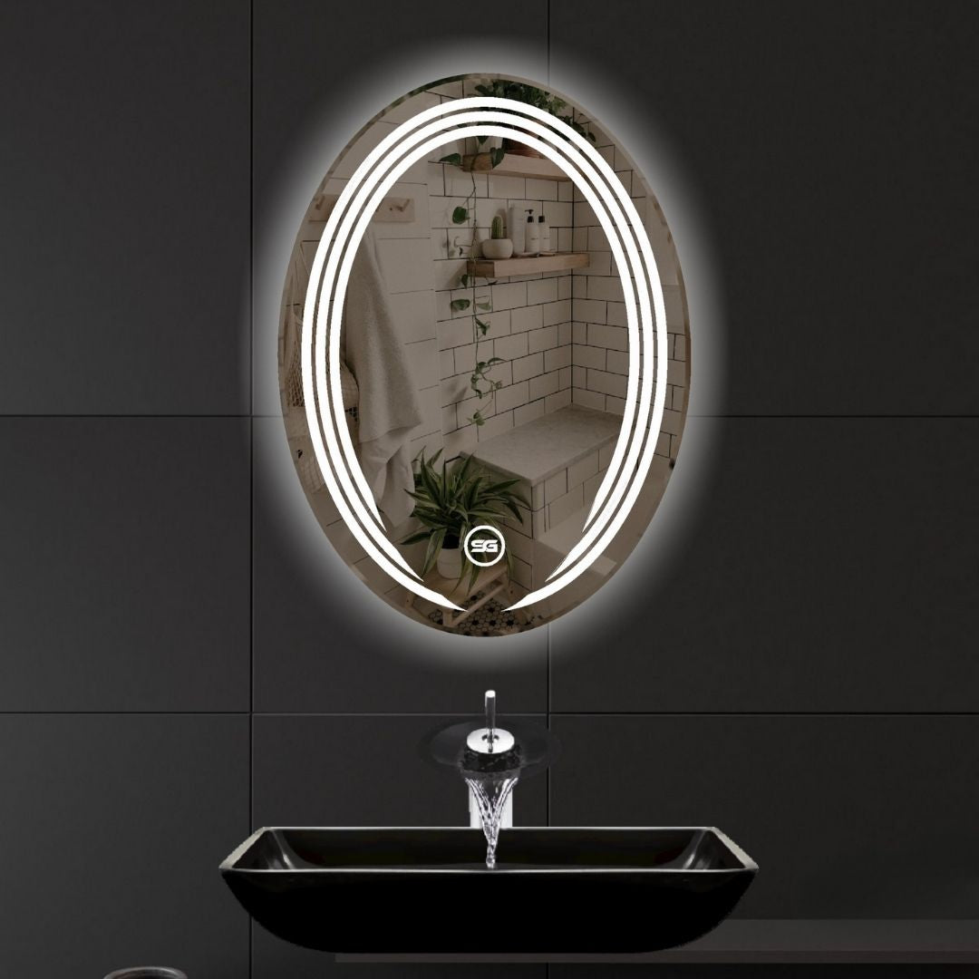 LED Oval Mirror - Luxe - Image 2