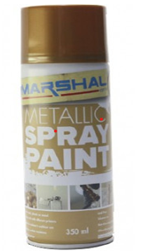 Spray Paint Rich Pale Gold 350ml Marshal