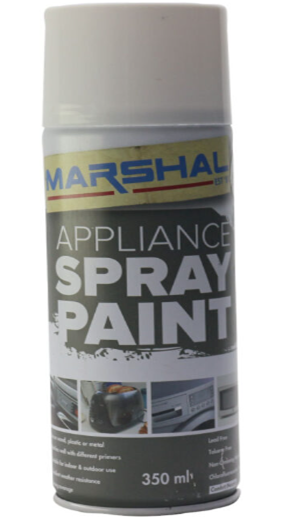 Spray Paint Appliance White 350ml Marshal