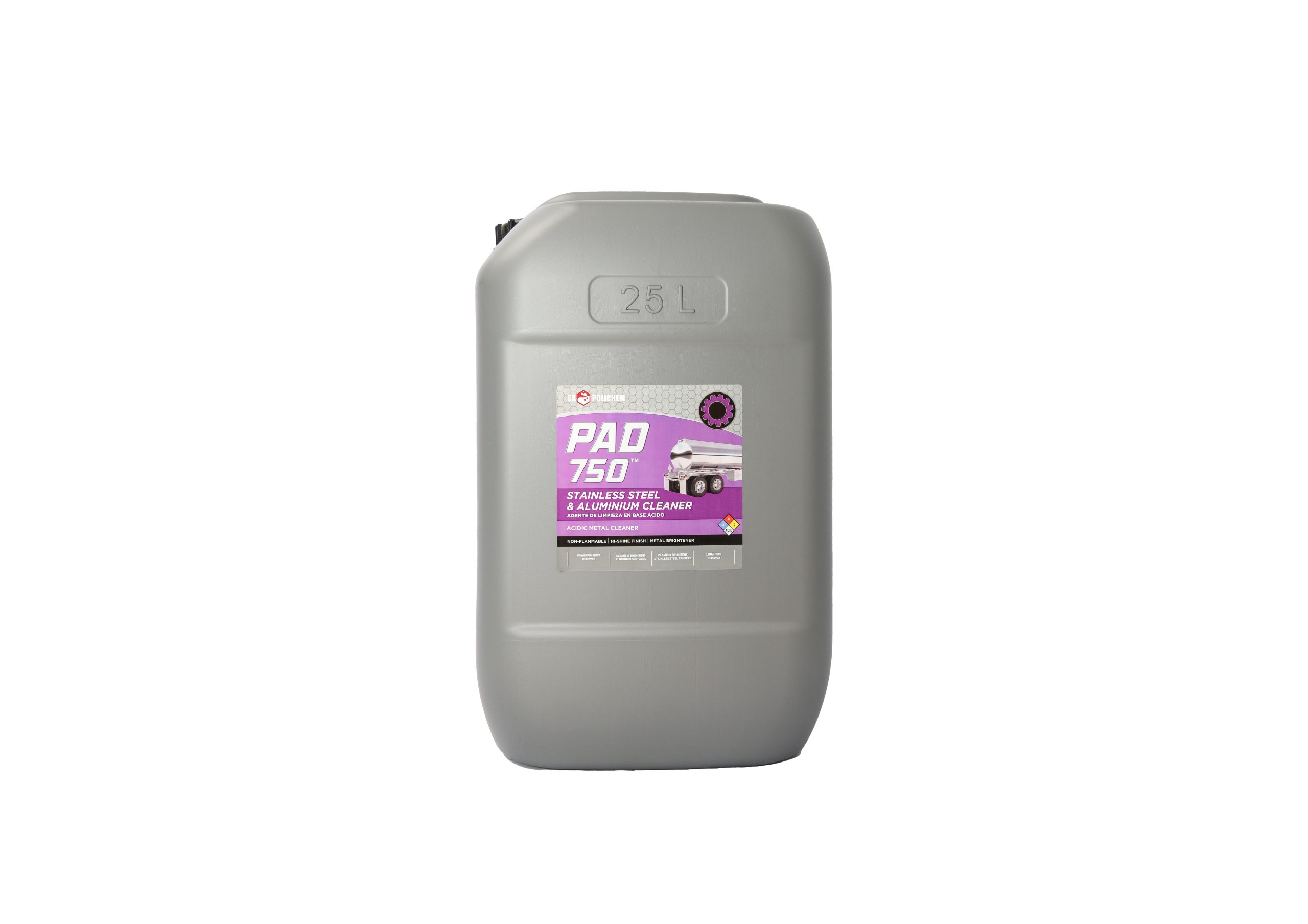Industrial PAD750 – 1LT, 1LT x 4, 1LT x 12, 1LT x 4 x 4, 5LT, 5LT x 4, 25LT, 200LT and 1000LT