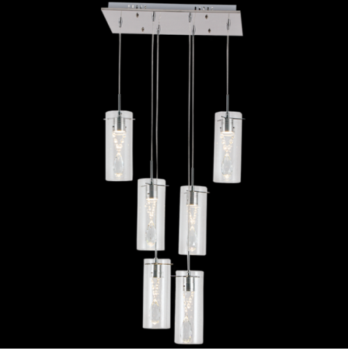 Pendant Light - PEN280/6 Crystal