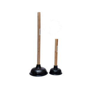 (PLU100) PLUNGER – 100MM – HANDLE IS 2.2cm x 23cm or (PLU150) PLUNGER 150MM – HANDLE IS 2.5cm x 43.5cm