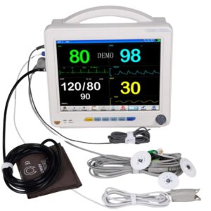 Patient Monitor JR Series - NIBP/SpO2/Temp/ECG/ETCO2 - JR2000D
