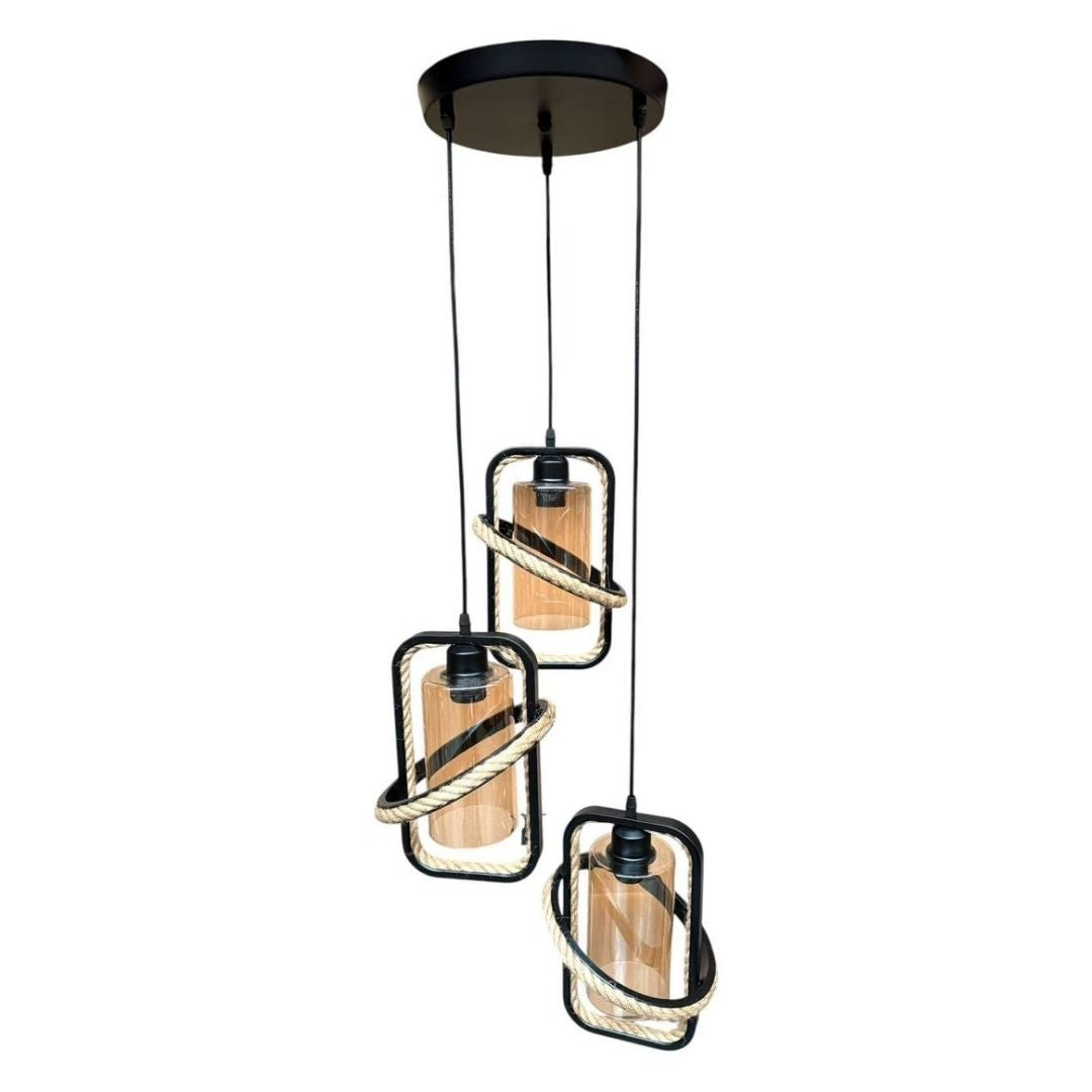 Pendant Light - Rustic Rope / 1941-3