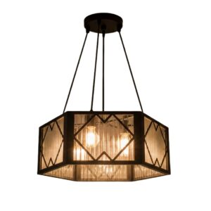 Pendant Light - Hex Frame / M232