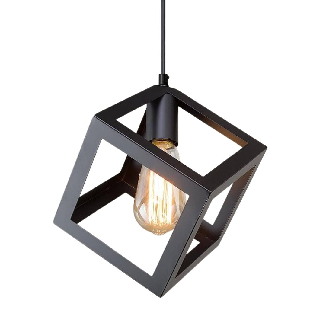 Pendant Light - Black Cube / 529 3B - Image 2